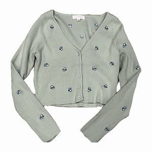 NWT Pacsun Green Mushroom Sweater